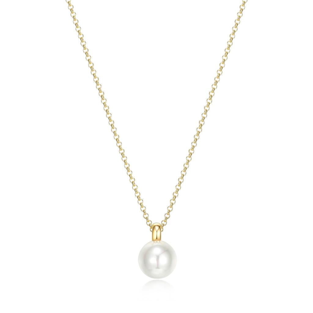 Yellow Gold Plated "Simpatico" Pendant by Elle