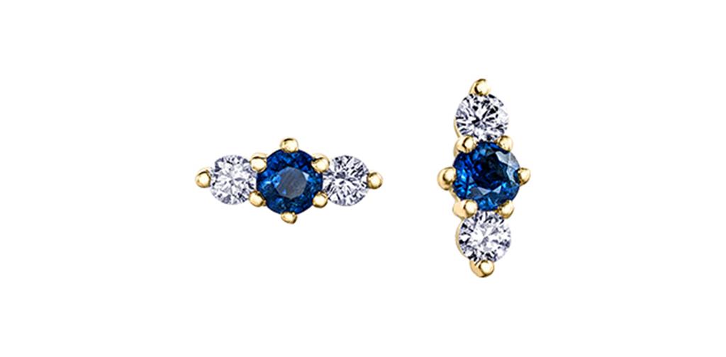 Maple Leaf Diamonds Earrings