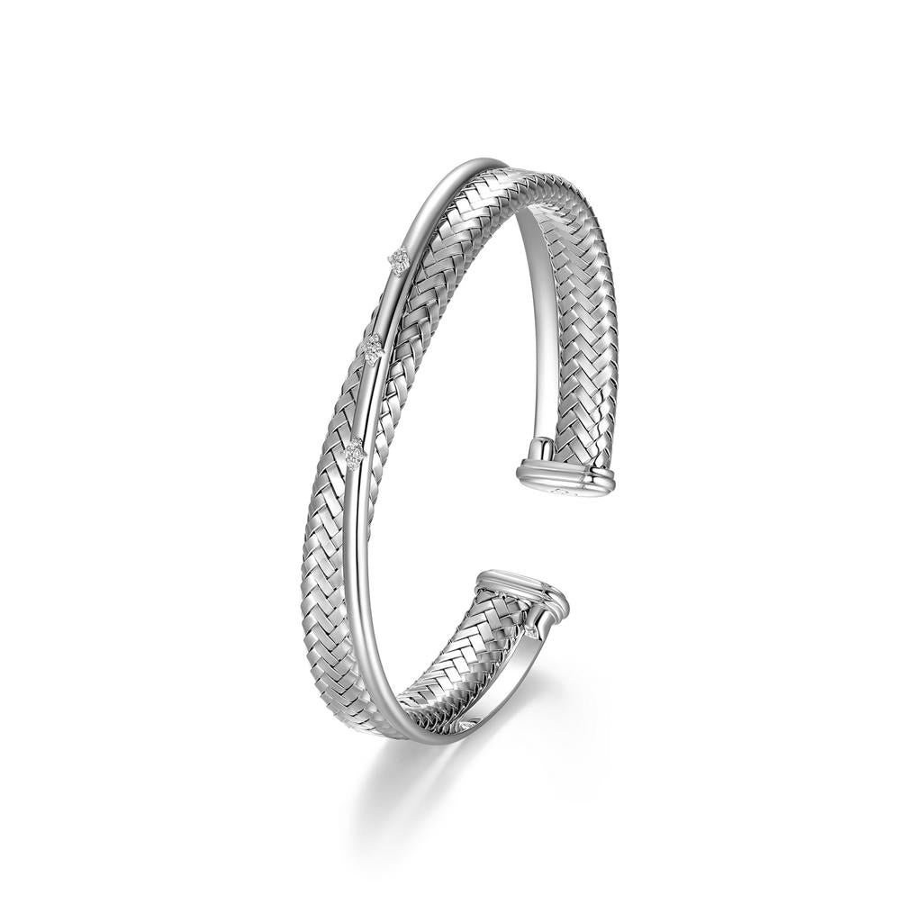 Sterling Silver and CZ Bracelet