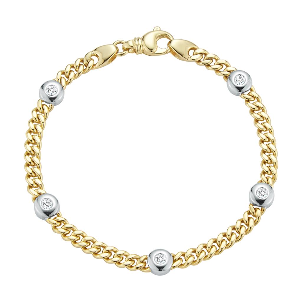 Diamond Station Bracelet