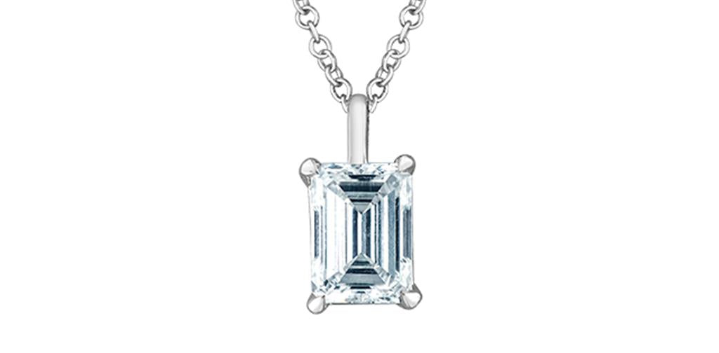 Lab Grown Diamond Pendant with Chain