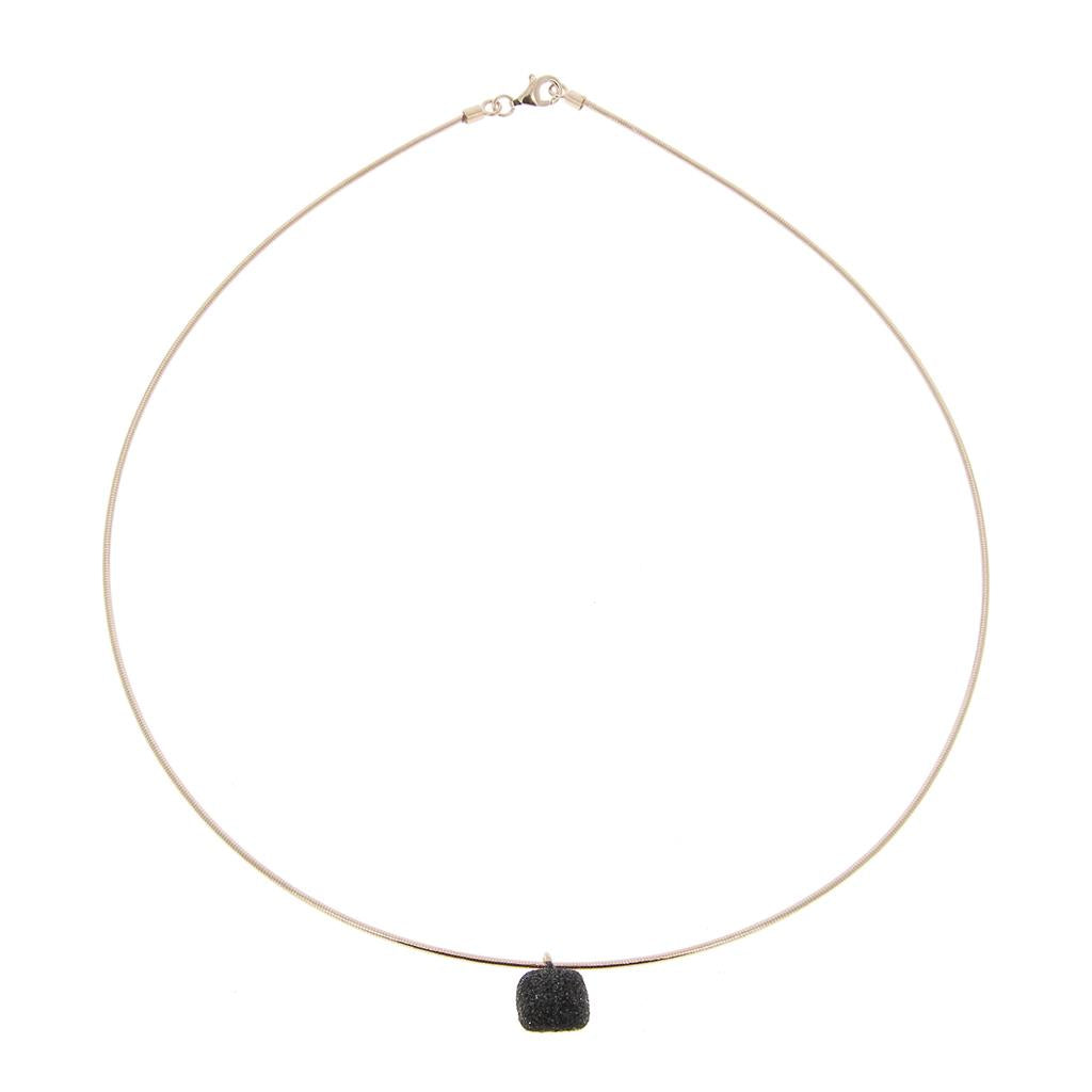 Rose Gold Plated Silver Necklace