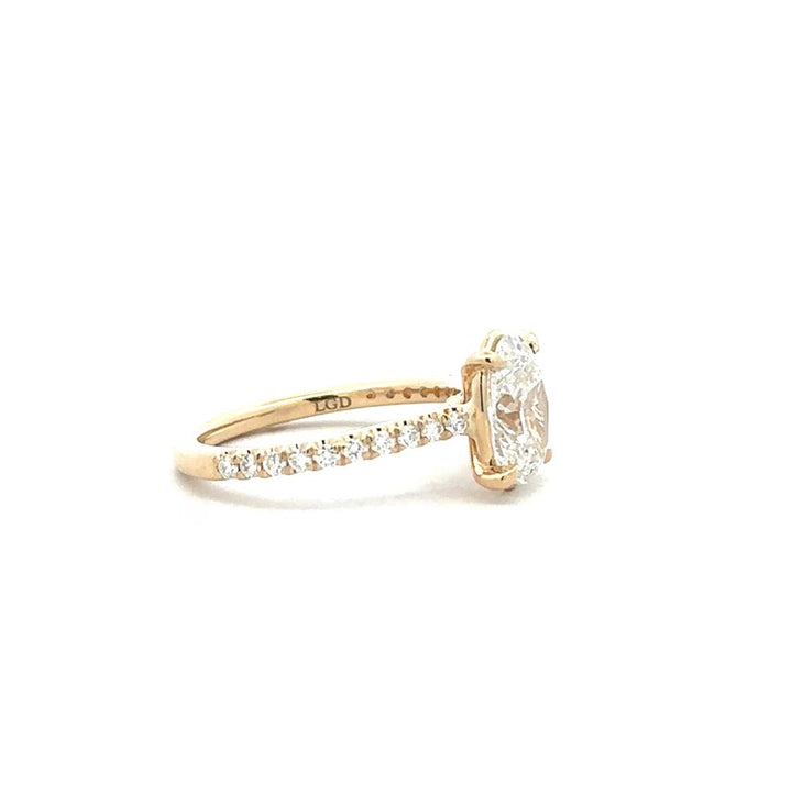Oval Lab Grown Diamond Engagement Ring