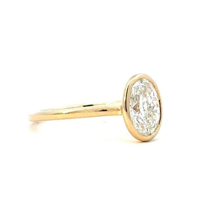 Oval Lab Grown Diamond Engagement Ring