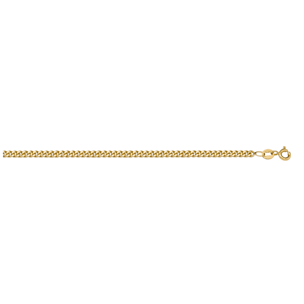 14K Yellow Gold Curb Chain - Davidson's Jewellers