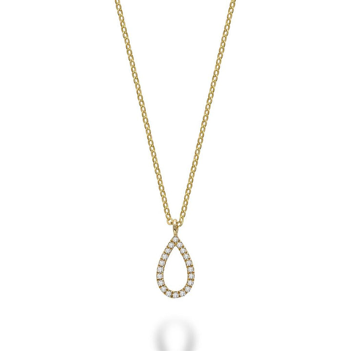 Pear Shape Diamond Pendant