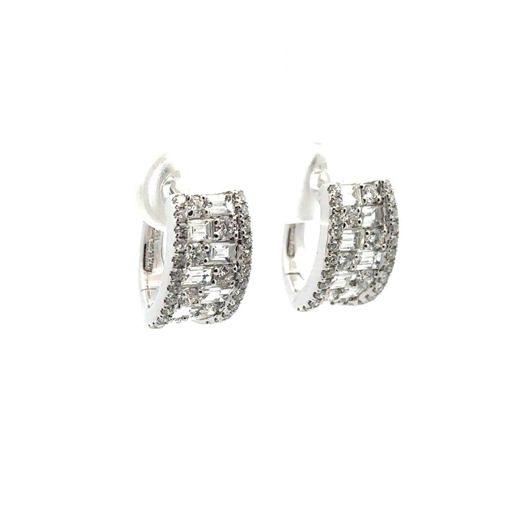 18K Diamond Huggies - Davidson's Jewellers