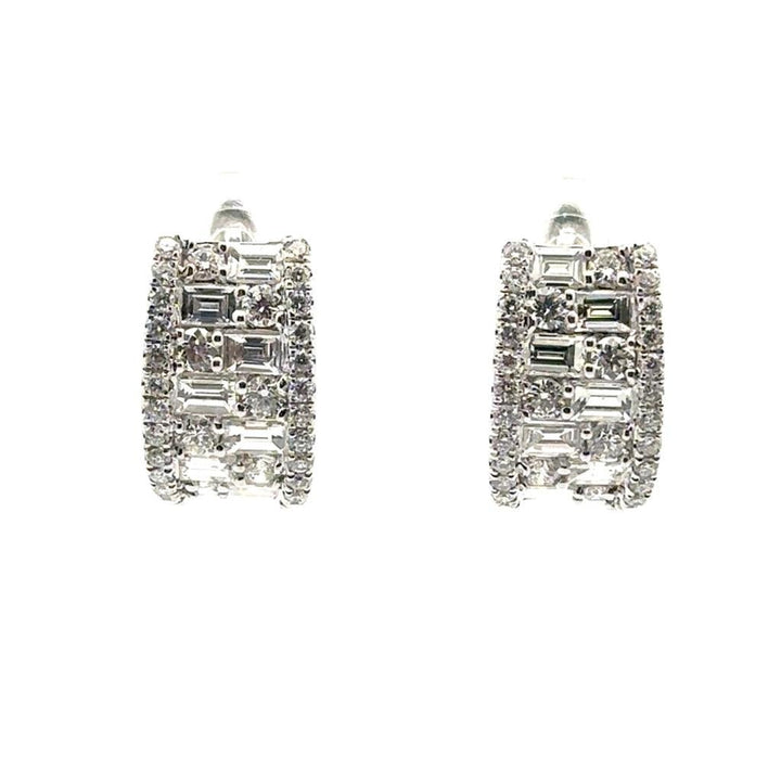 18K Diamond Huggies - Davidson's Jewellers