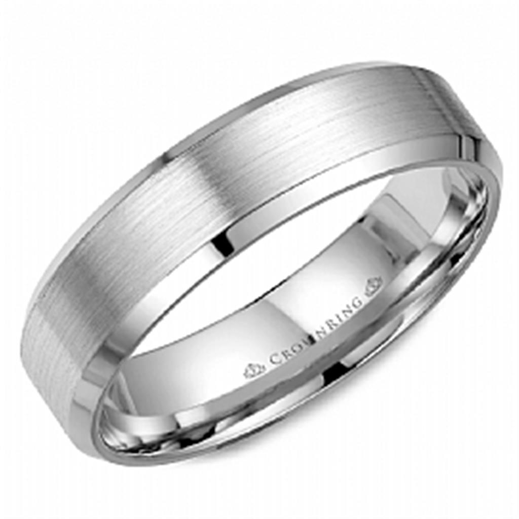 18K White Gold Wedding Band - Davidson's Jewellers