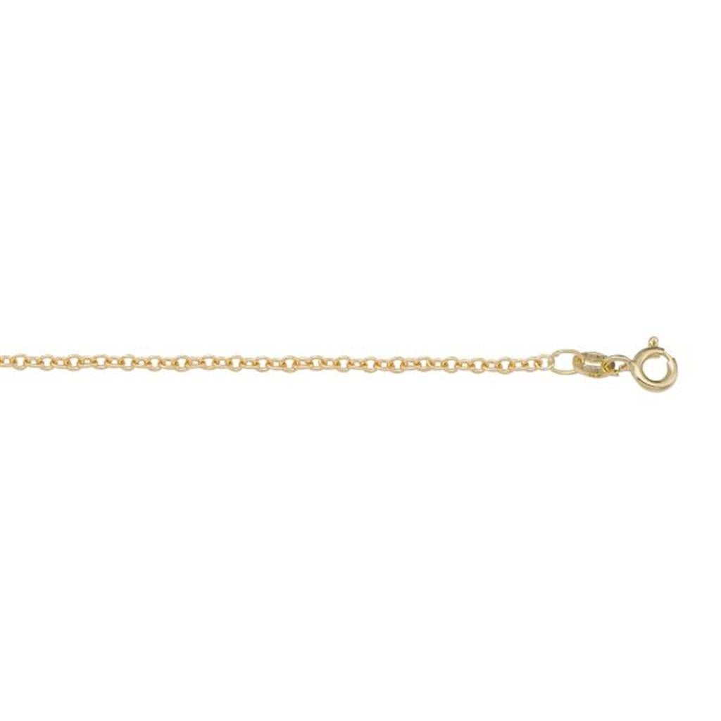 18K Yellow Gold Chain - 18 Inches - Davidson's Jewellers
