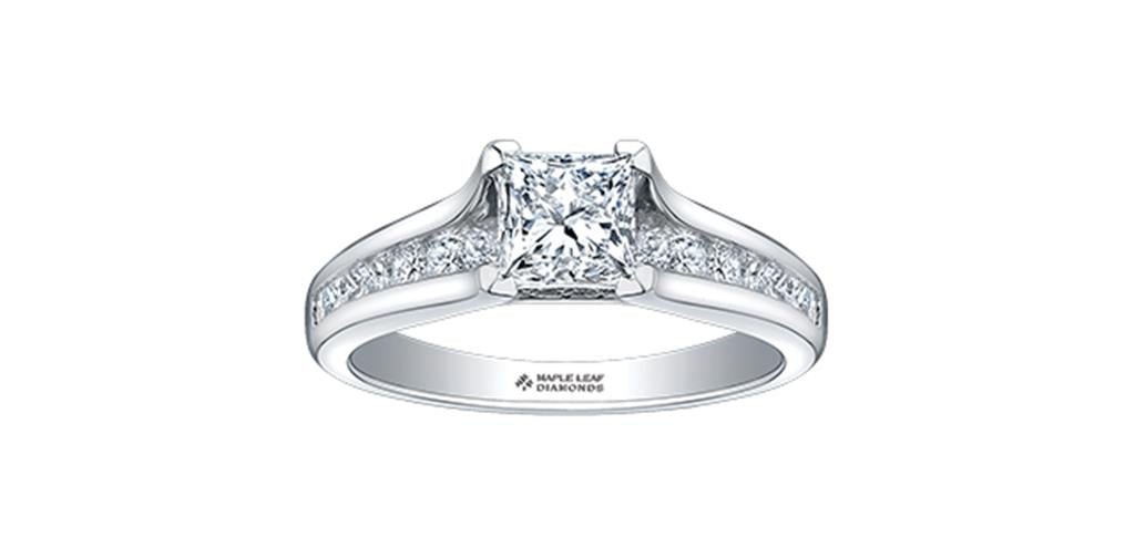18KT PW ENG C 0.78 SI2/FCDN CMCO - 288798 S 0.50CT - Davidson's Jewellers