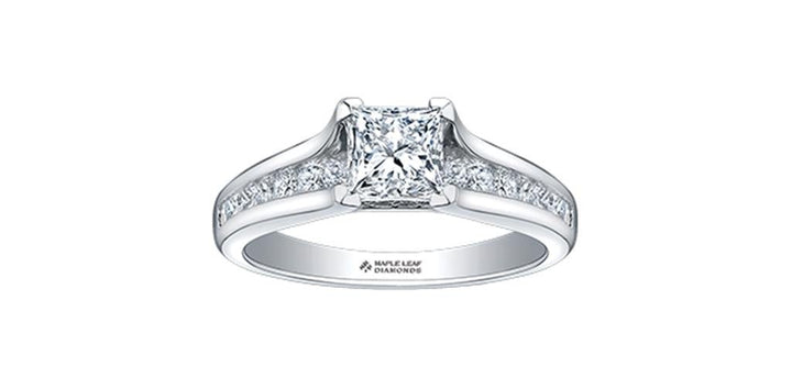18KT PW ENG C 0.78 SI2/FCDN CMCO - 288798 S 0.50CT - Davidson's Jewellers