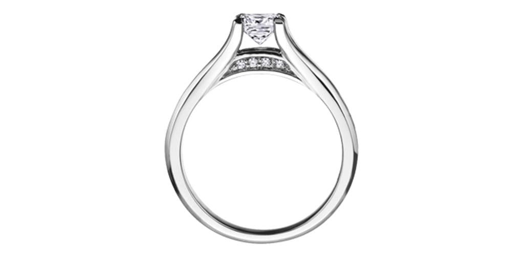 18KT PW ENG C 0.78 SI2/FCDN CMCO - 288798 S 0.50CT - Davidson's Jewellers