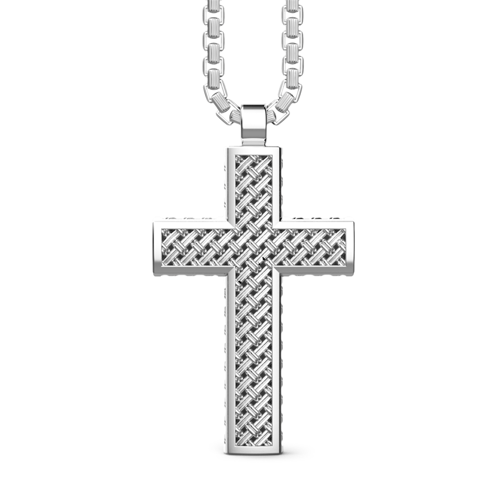 Silver Cross & Chain