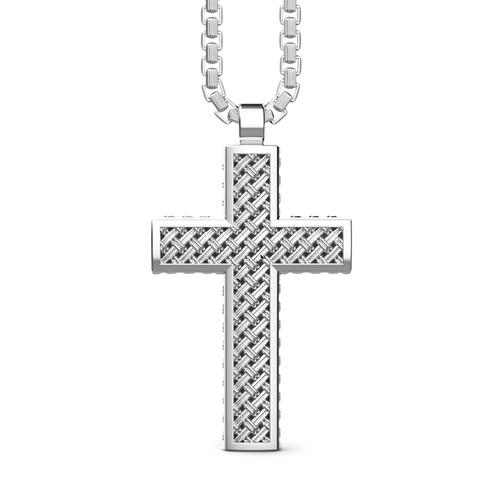 Silver Cross & Chain