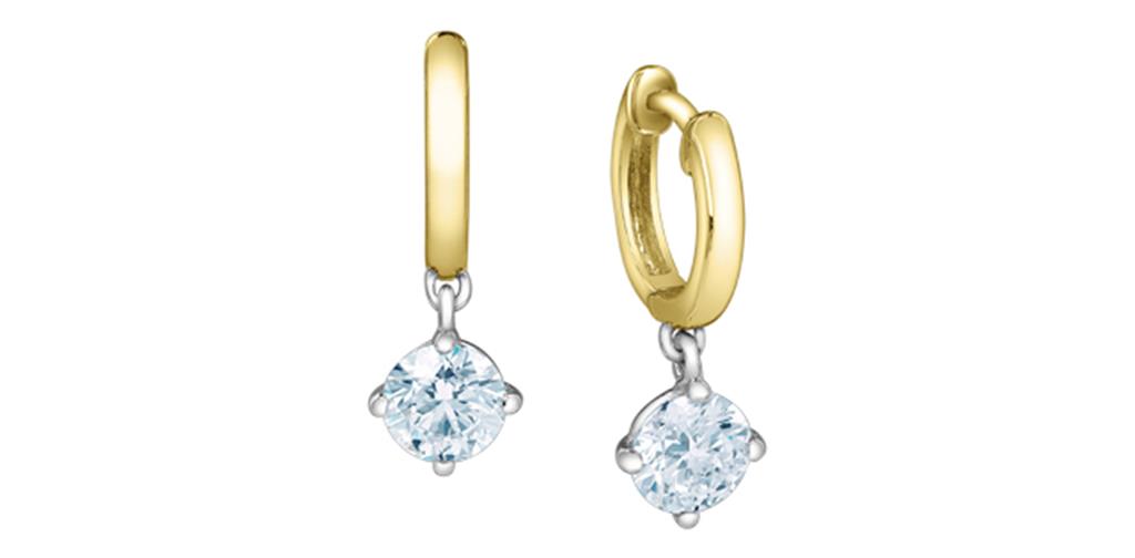 Canadian Gold & Lab Grown Diamond Earrings