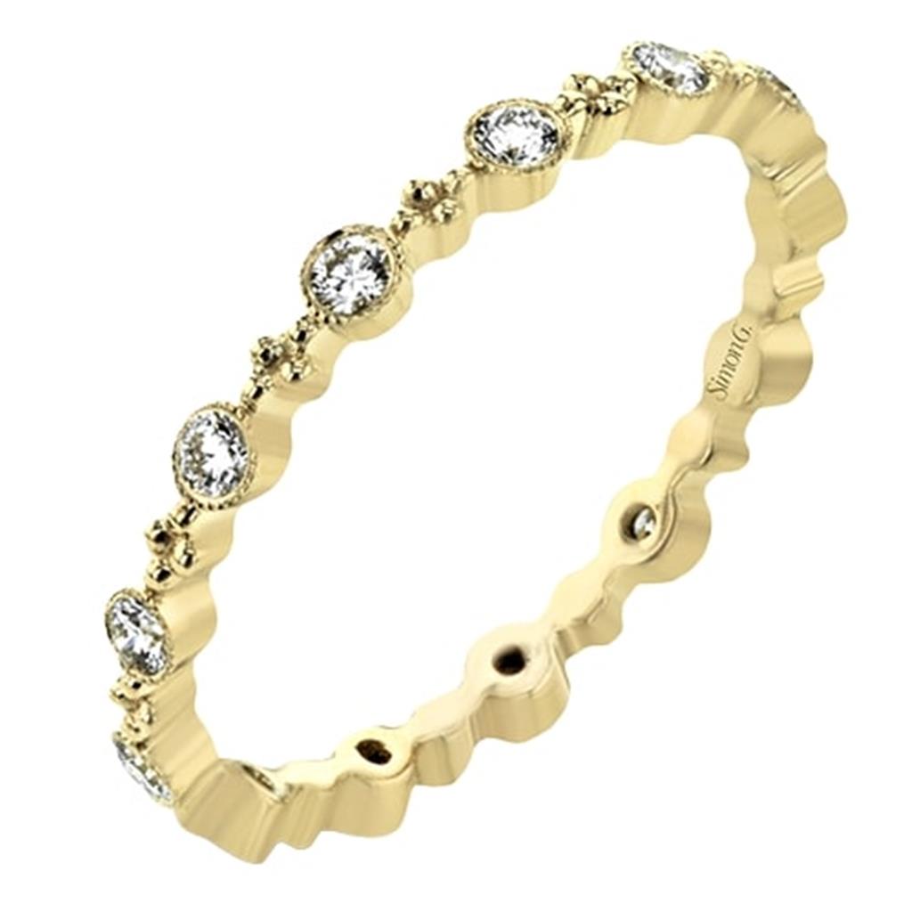 Simon G. Yellow Gold Anniversary/Wedding Band