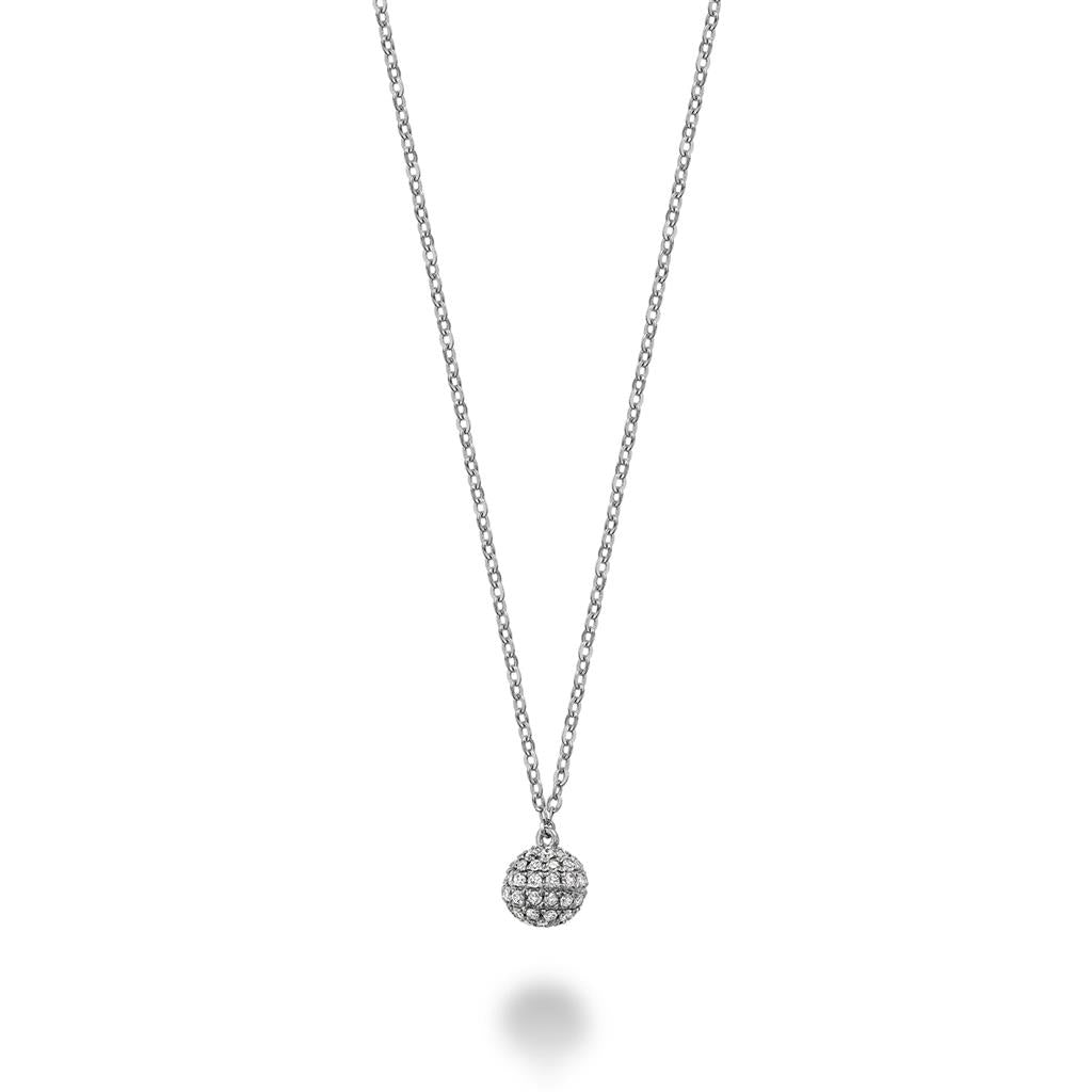 Mini Diamond Ball Pendant