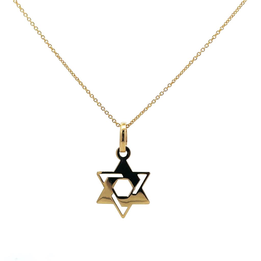 14K Star of David on Chain