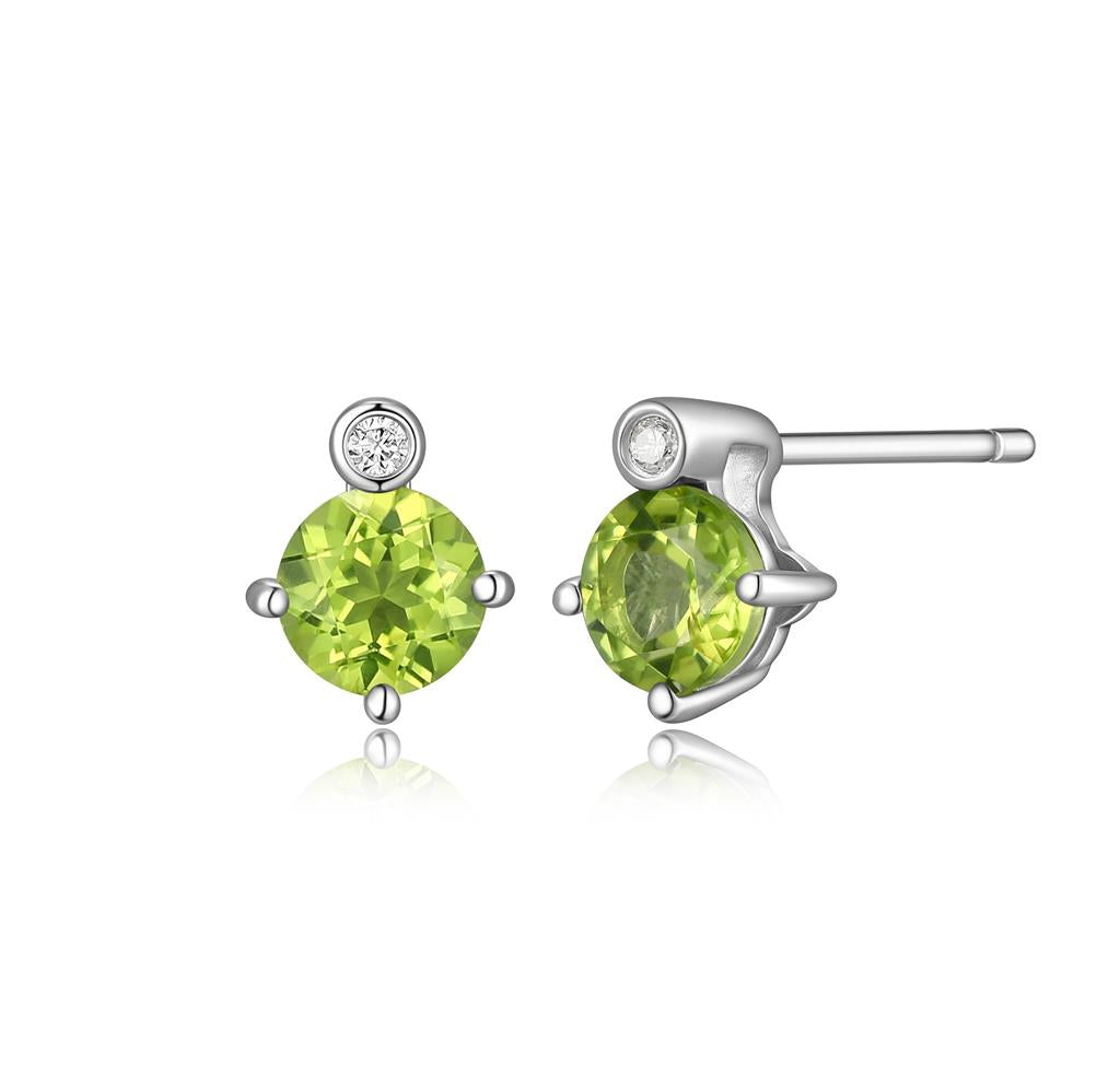 Peridot Earrings by Elle