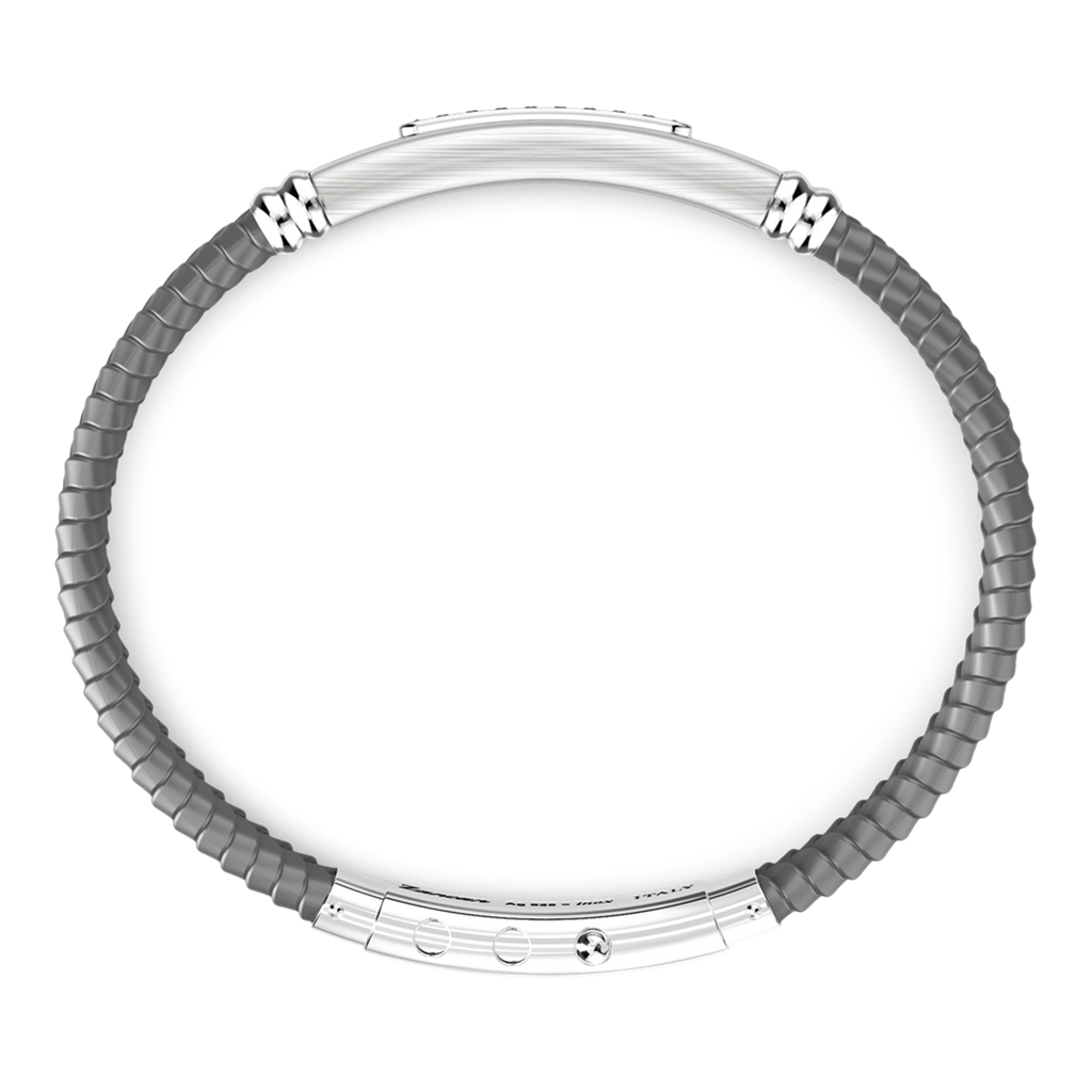 Silicone & Spinel Bracelet