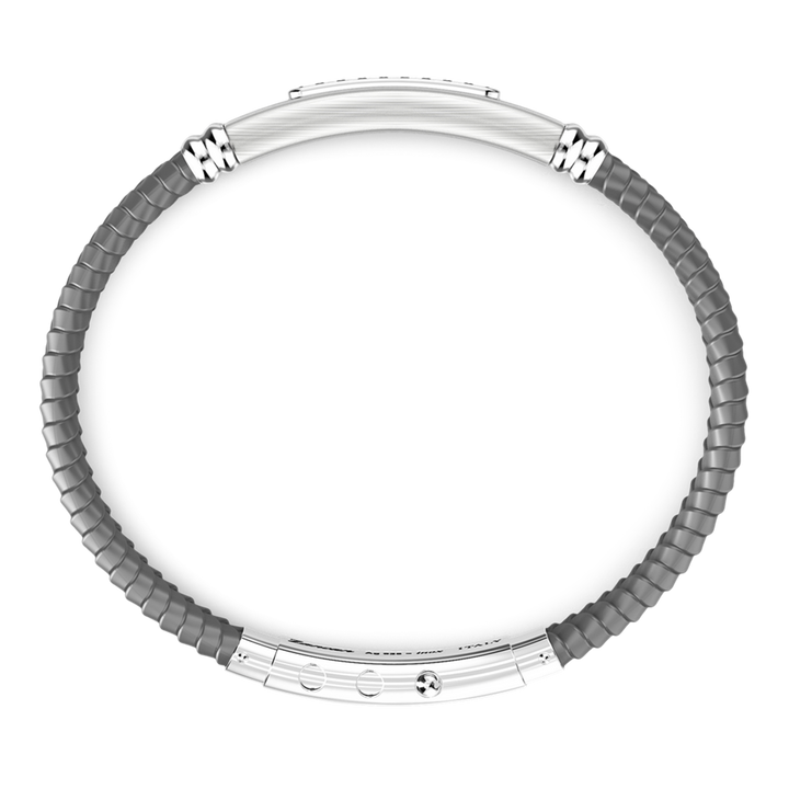 Silicone & Spinel Bracelet