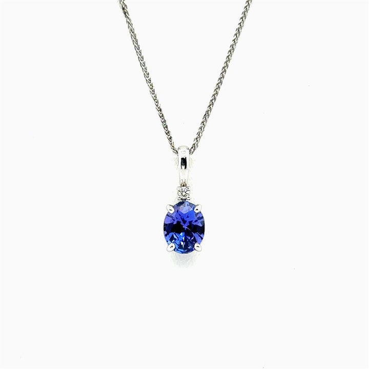 Oval Tanzanite Pendant