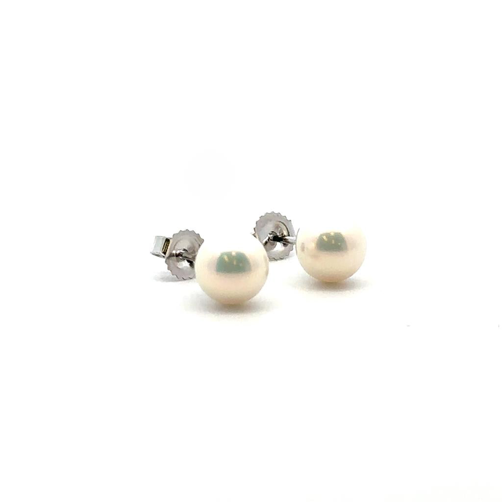 Akoya Pearl Studs - 5.5-6 mm