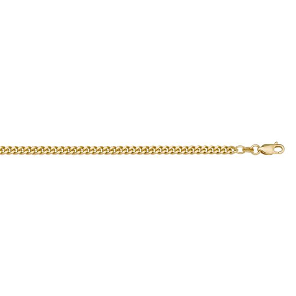 10K Curb Chain - 18 Inches