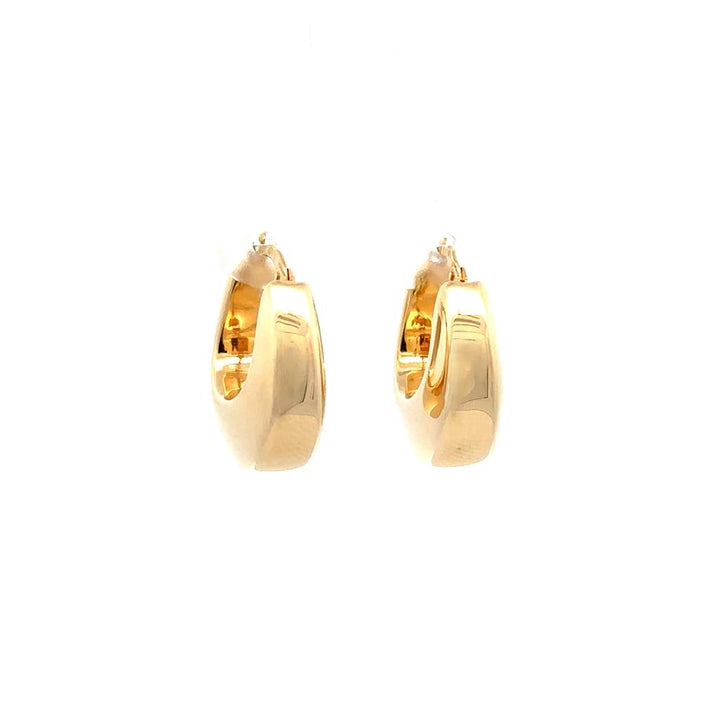 Yellow Gold Medium Hoops
