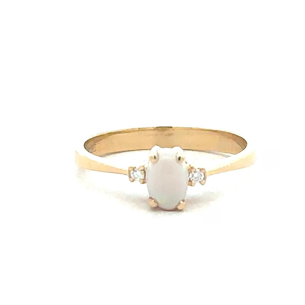 Oval Opal Ring