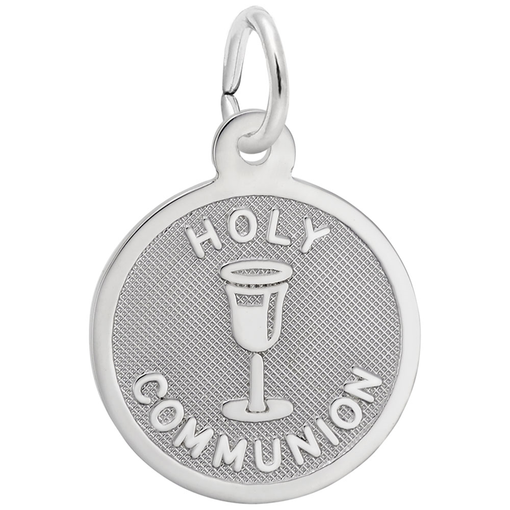 Sterling silver Holy Communion charm