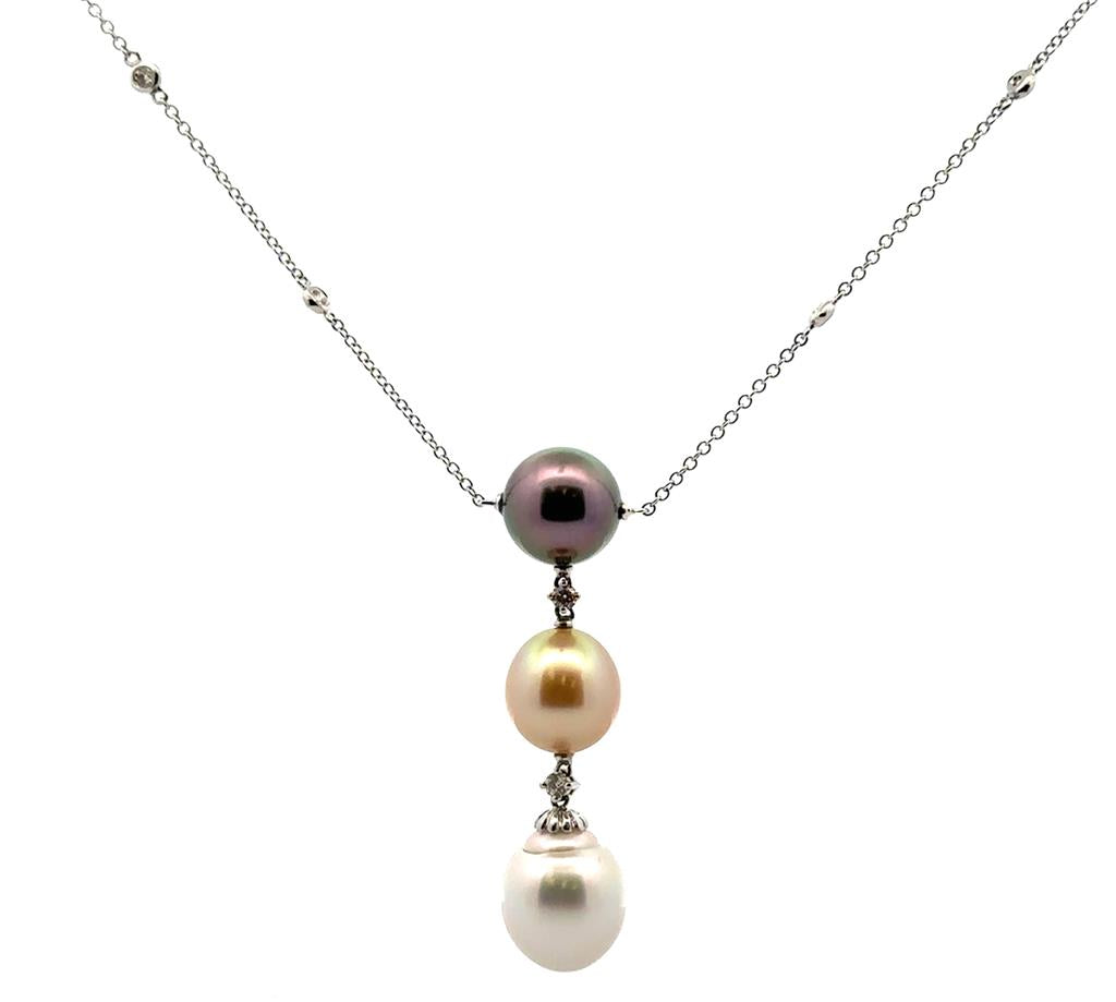 Pearl & Diamond Pendant