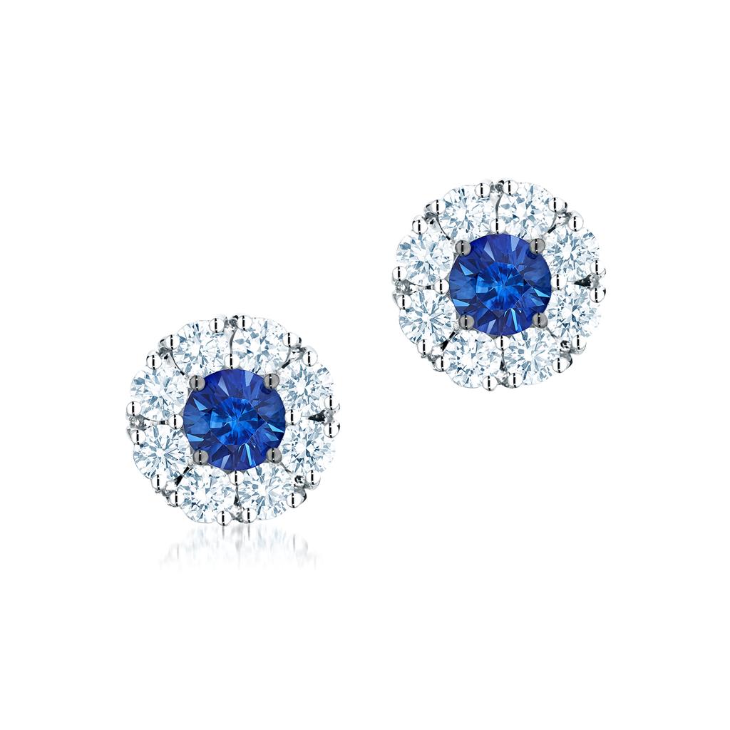 Birks Snowflake Sapphire Earrings