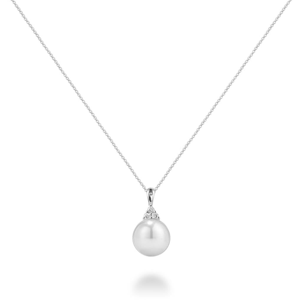 Pearl and Diamond Pendant