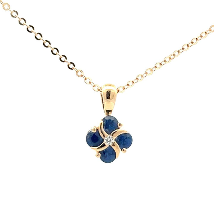 Sapphire & Diamond Pendant