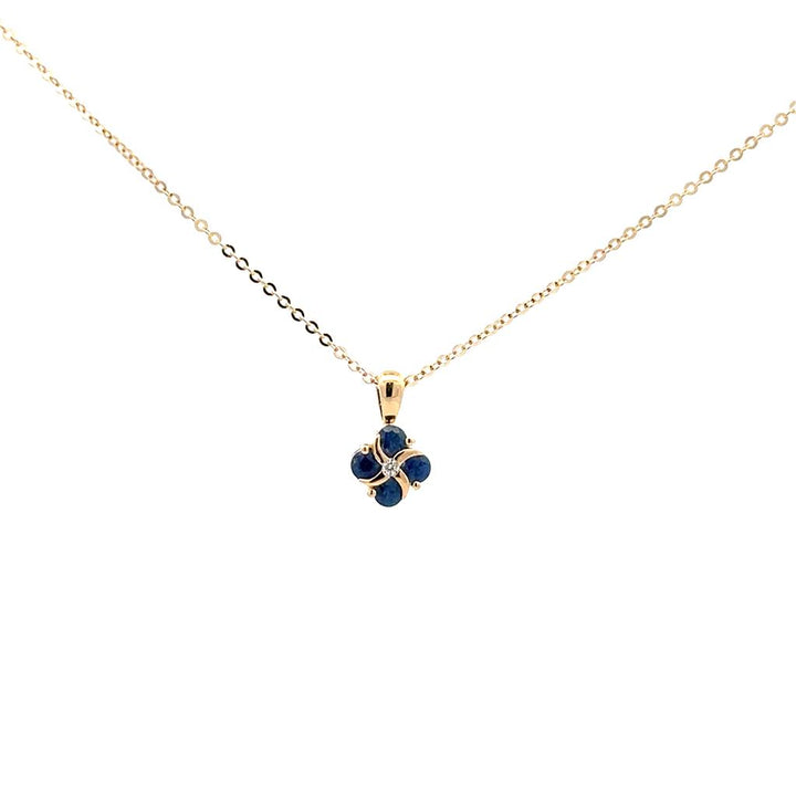 Sapphire & Diamond Pendant