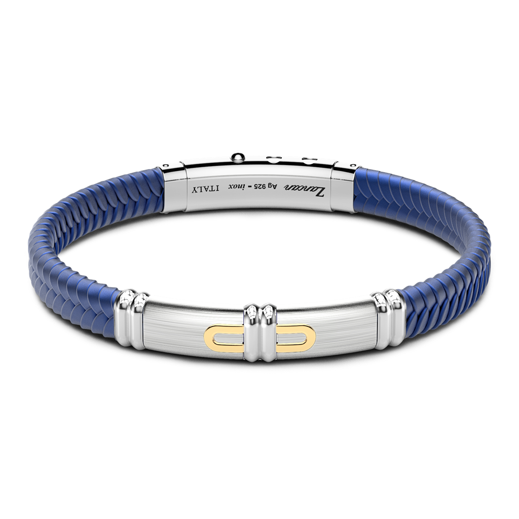 Blue Silicone Bracelet