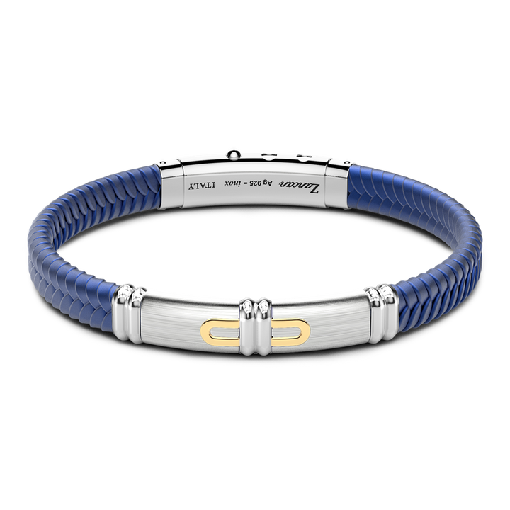 Blue Silicone Bracelet