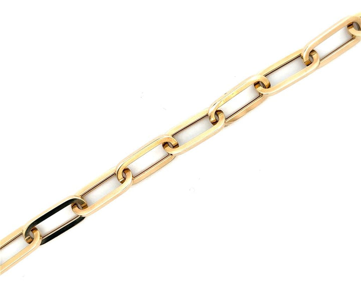 14K Gold Large Link Bracelet