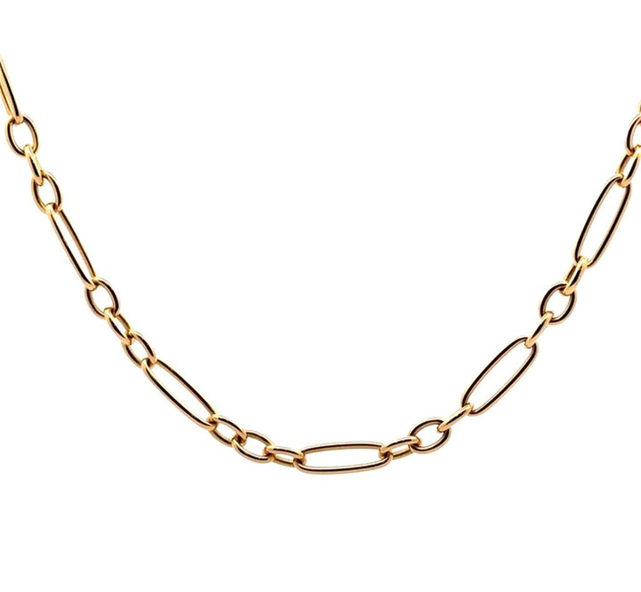 18K Yellow Gold Necklace - 18 Inches