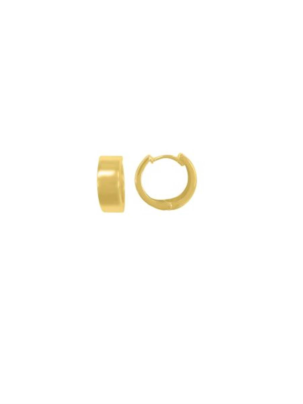 Small Yellow Gold Huggies