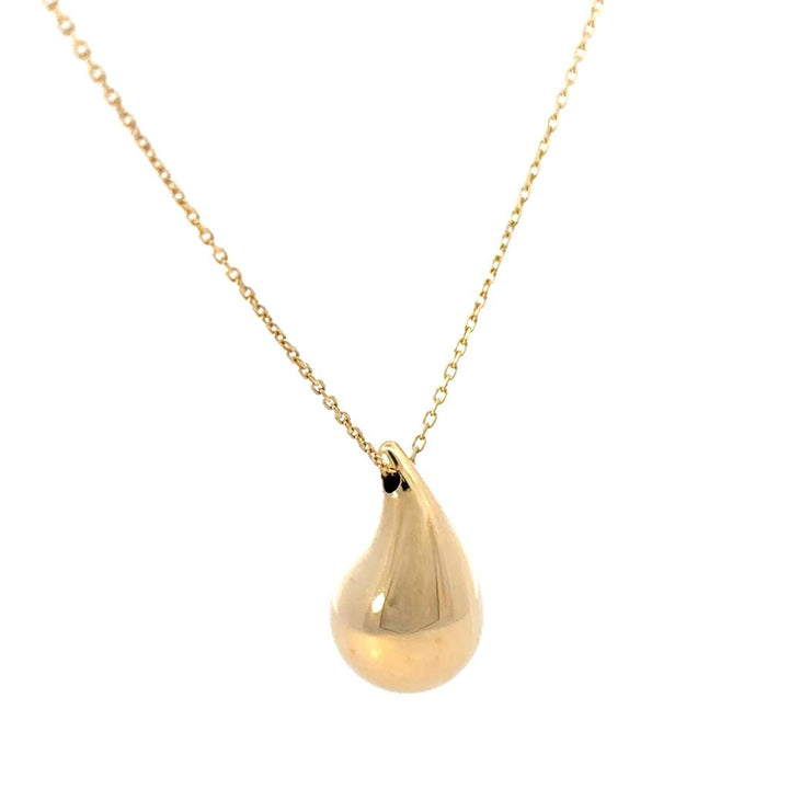 Yellow Gold Teardrop Pendant