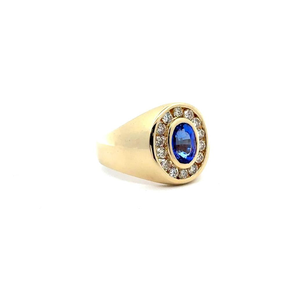 Tanzanite & Diamond Ring