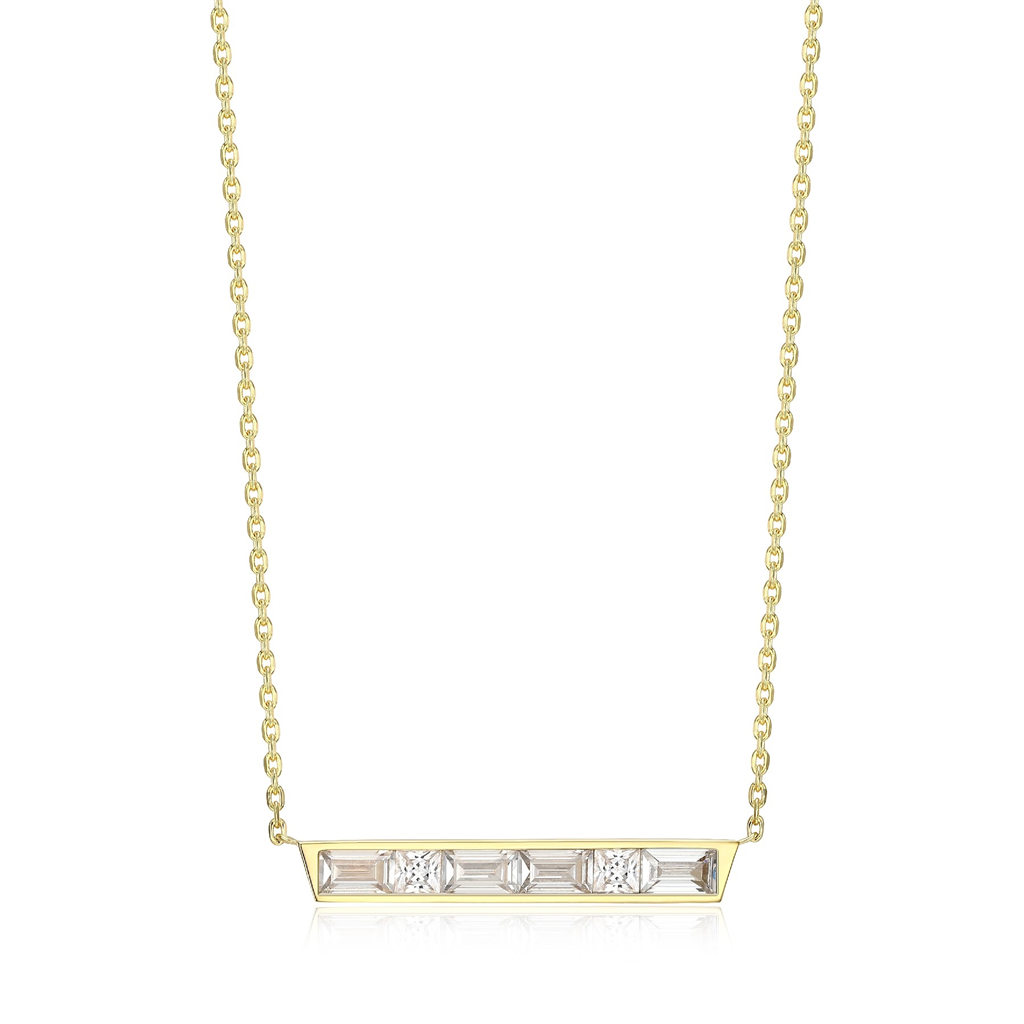 "Baguette" Necklace by Elle