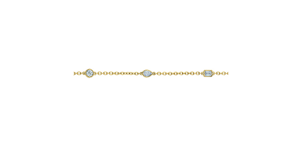 Lab Grown Diamond Station Bracelet
