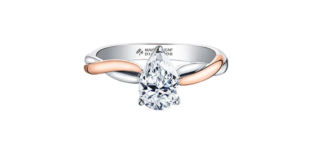 Maple Leaf Diamonds Engagement Ring