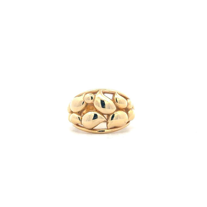 Yellow Gold Bubble Ring