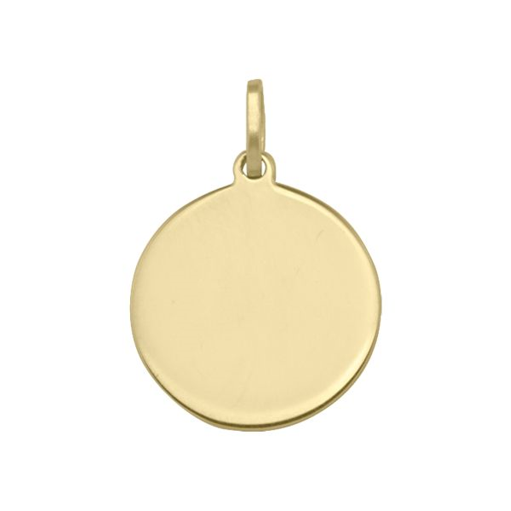 14K Gold Disc