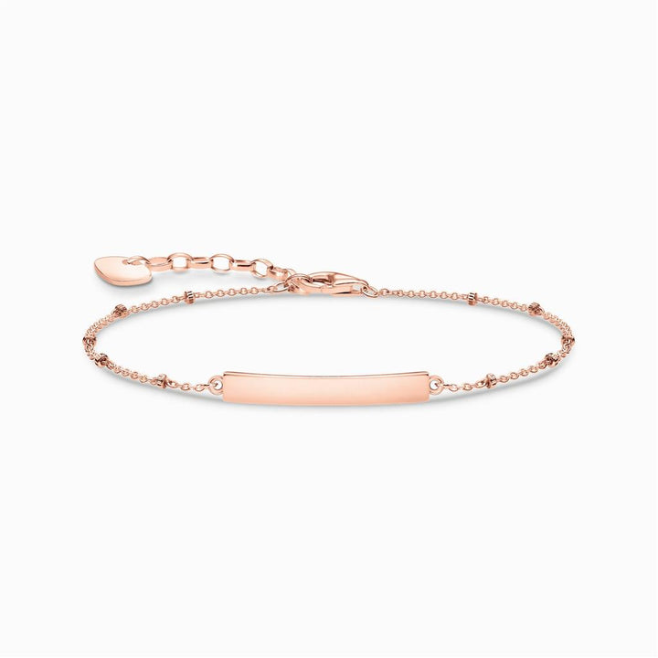 Rose Gold Plated Bead Bracelet
